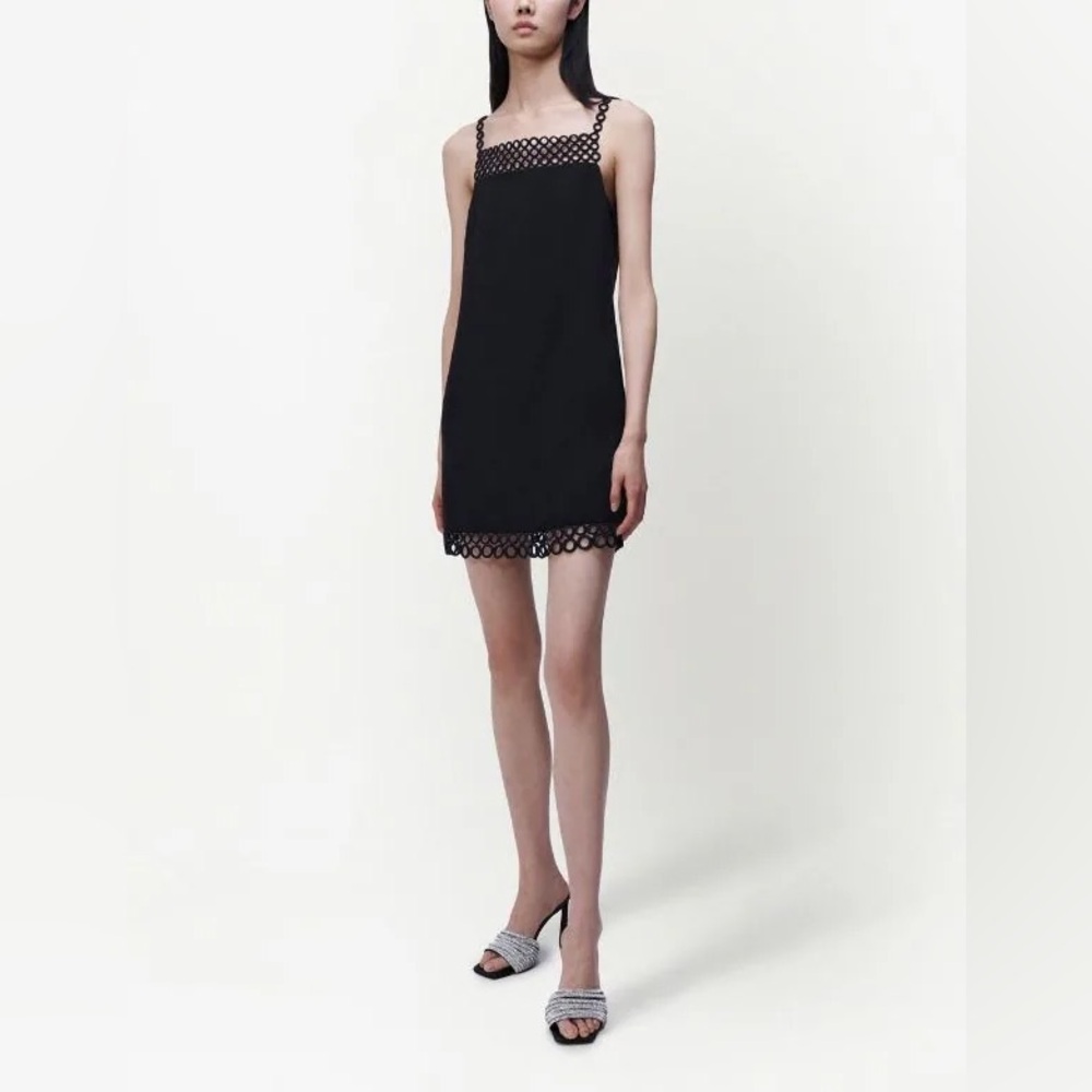 NWT Jonathan simkai Simkhai black mini flattering dress sz 2